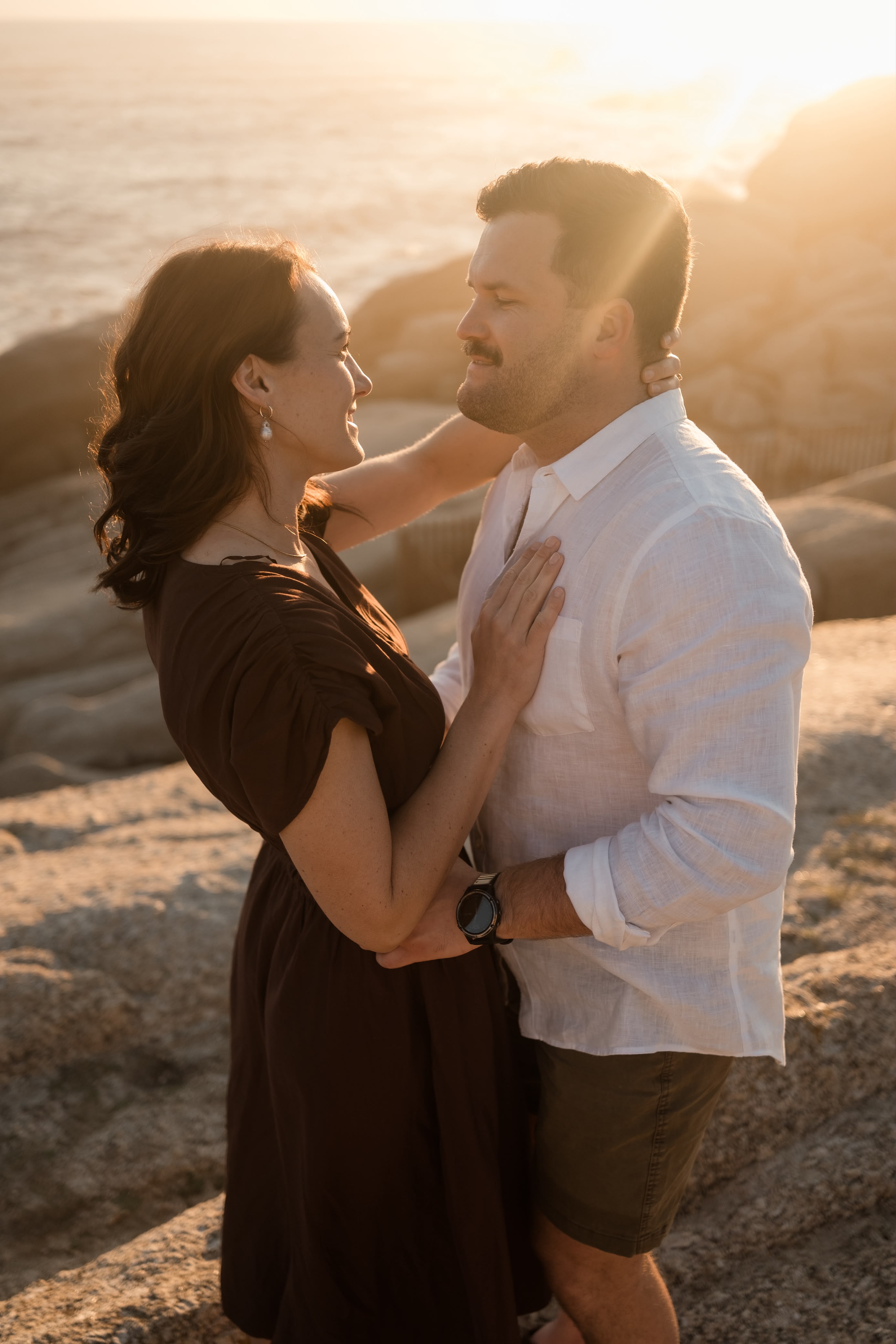 Charlotte and Emile in the late sun